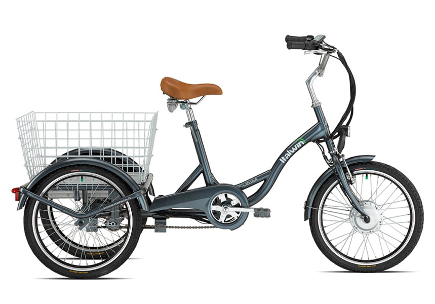Ηλεκτρικό Τρίκυκλο Ποδήλατο Tricicletta Italwin - buyeasy.gr