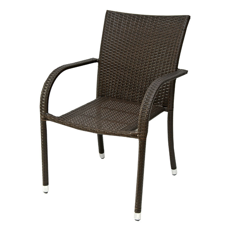 Καρέκλα Κήπου Αλουμινίου Rattan Velco 184-5008 - buyeasy.gr