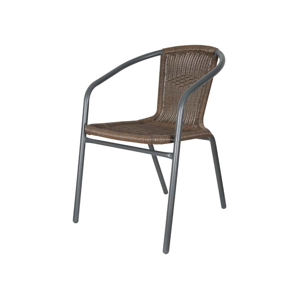Καρέκλα Μεταλλική Rattan 18007 - buyeasy.gr