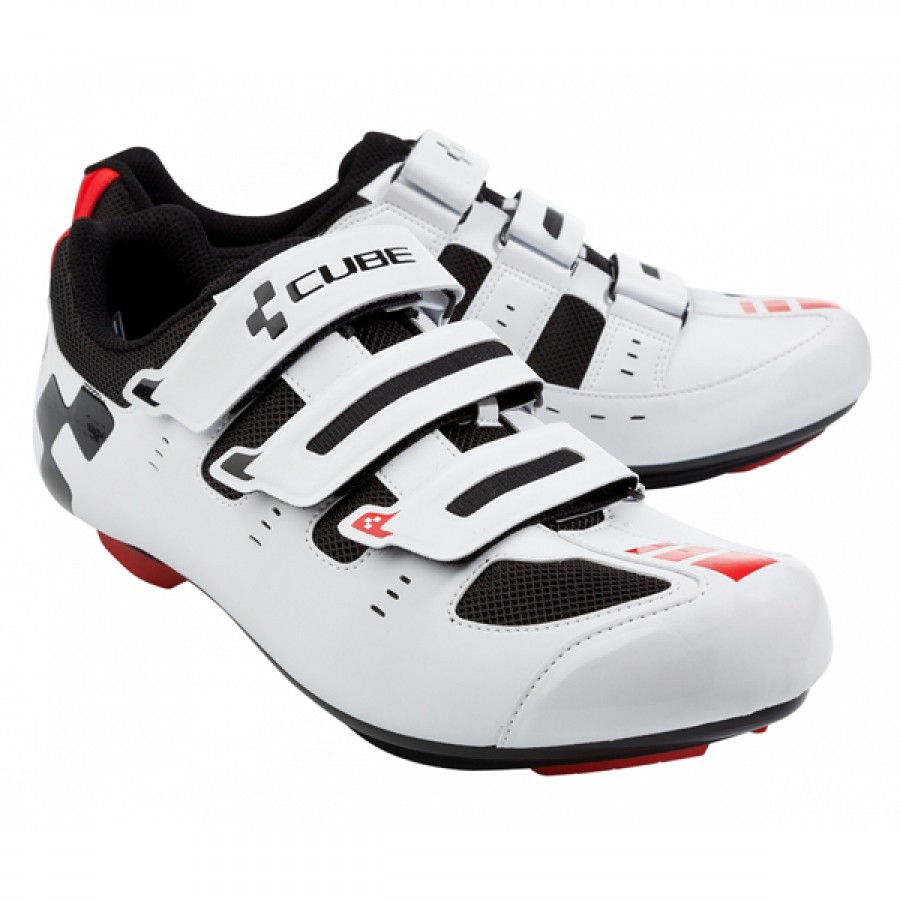 Παπούτσια Ποδηλασίας Road CMPT Λευκό Cube | Ποδηλατικά Παπούτσια -  buyeasy.gr