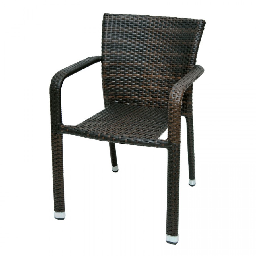 Καρέκλα Κήπου Αλουμινίου Rattan Velco 184-5527 - buyeasy.gr