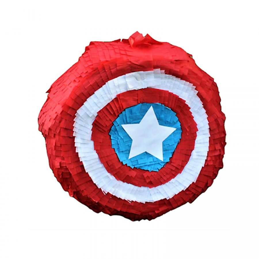 χειροποίητη Πινιάτα Ασπίδα Captain America - buyeasy.gr