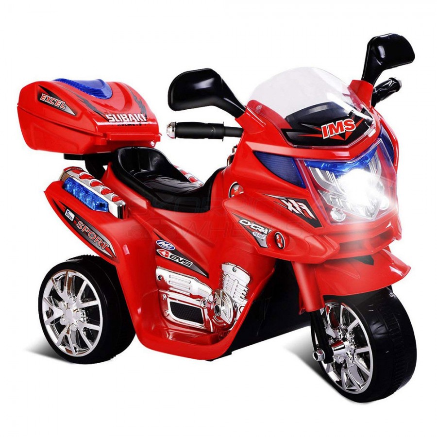 Ηλεκτροκίνητη Παιδική Μηχανή Scorpion Wheels Κόκκινη 5245020 - buyeasy.gr