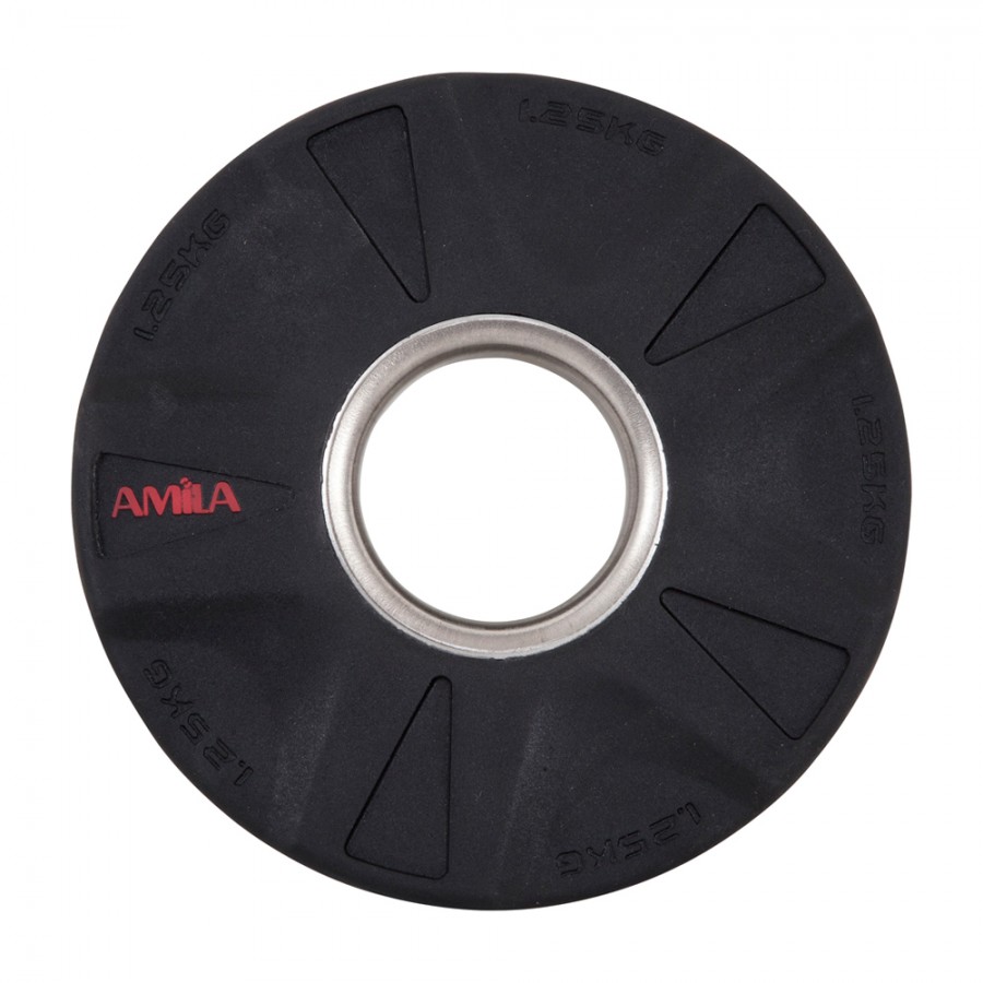 Ολυμπιακός Δίσκος με επικάλυψη PU 1.25Kg 50mm Amila 84641