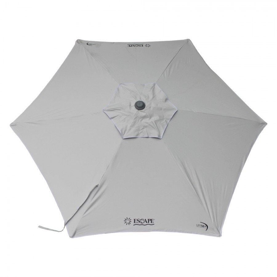 Ομπρέλα Παραλίας Escape 2.4m 6 Ακτίνες Silver Grey 12206 - buyeasy.gr