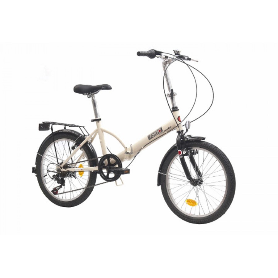 Ποδήλατο Σπαστό Foldo 20 Μπεζ Leader 019029 - buyeasy.gr