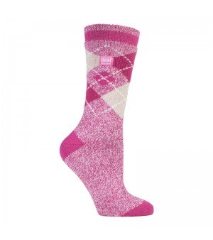 Κάλτσες Γυναικείες Jacquard LITE™ Ροζ Heat Holders® 80023