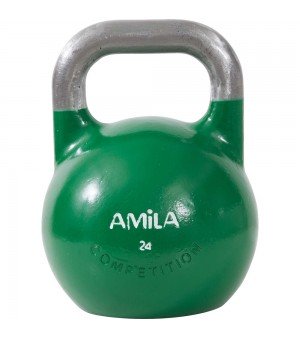 Kettlebell Aγωνιστικό 24kg Πράσινο Amila 84585