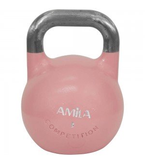 Kettlebell Aγωνιστικό 8kg Ροζ Amila 84581