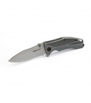 Πτυσσόμενο Μαχαίρι Swiss Tech Folding Knife Aluminum Serrated 21041